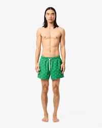 Traje de baño con estampado de cocodrilo para hombre
