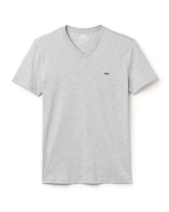 V-Neck T-Shirt in Pima Cotton