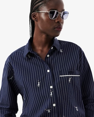 Camisa Oversized con Estampado