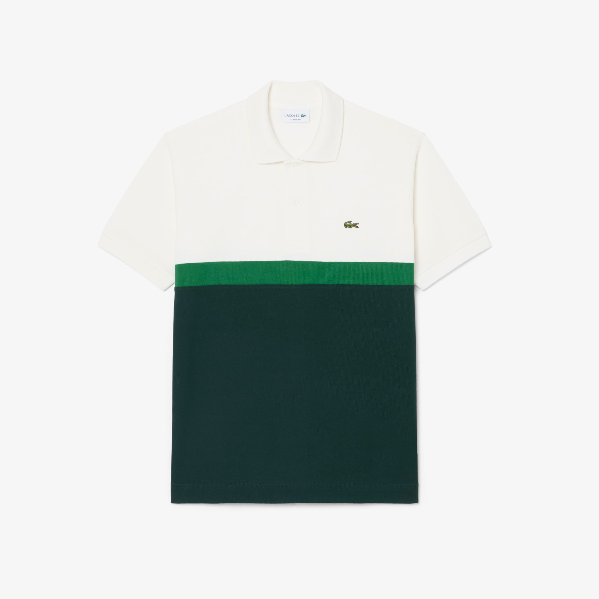 Classic Fit Color-Block Petit Piqué Polo Shirt