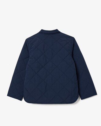 Kids' Quilted Plaid Overshirt