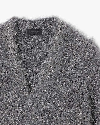Runway Lurex Knit Cardigan