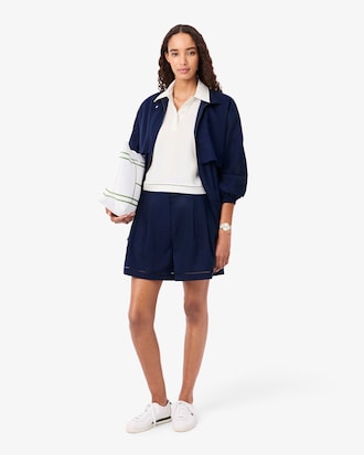 Polo oversize twill fluide