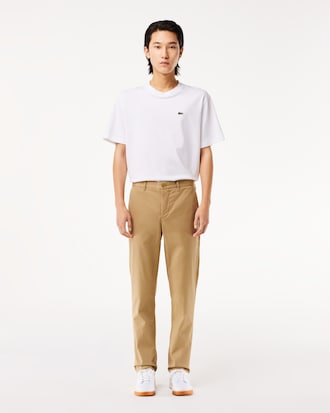Pantalones para hombre slim fit de algodón elástico