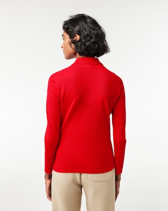 Women's Slim Fit L.12.D Stretch Mini Piqué Polo