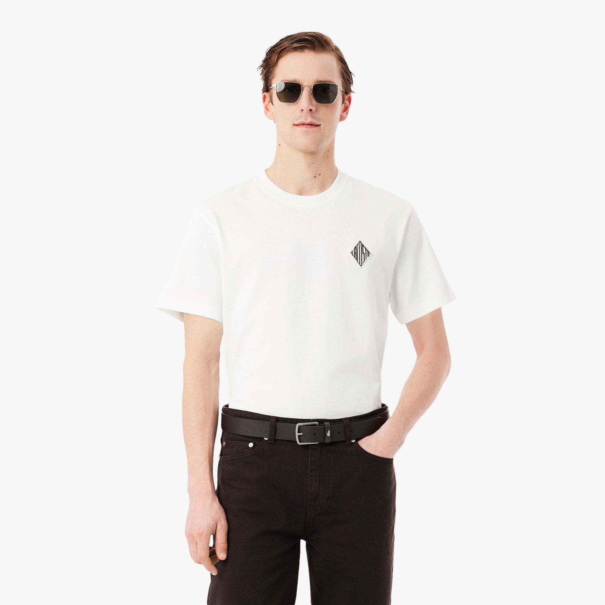 Lacoste Classic Fit Heavy Badge Accent T-Shirt