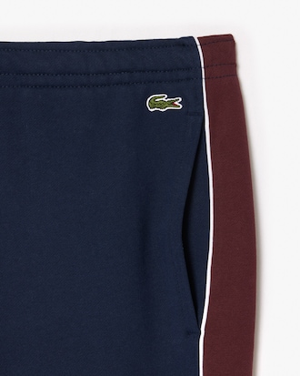 Men's Regular Fit Colorblock Fleece Shorts