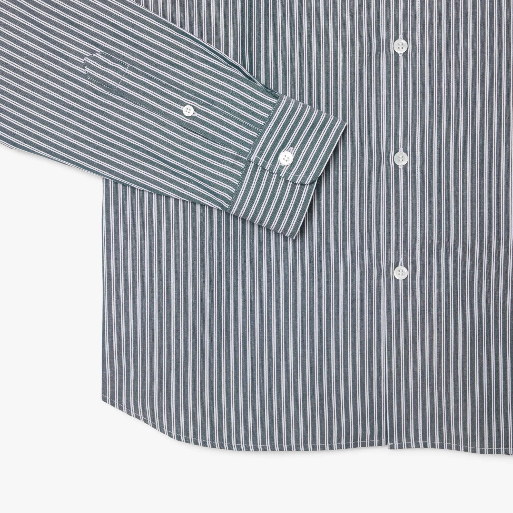 Regular Fit Striped Pinpoint Shirt