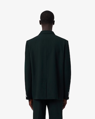 Shield Accent Wool Blend Blazer