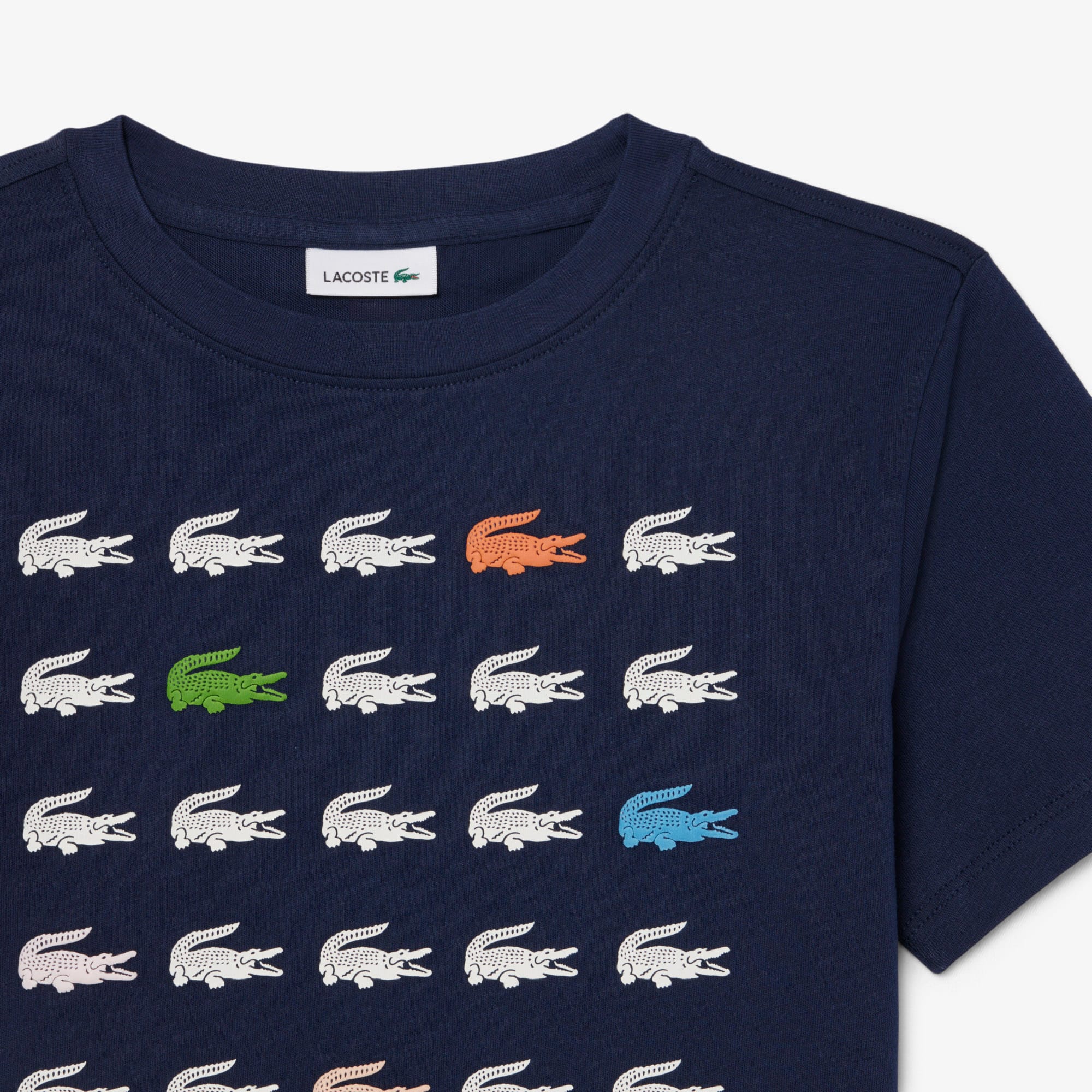 Crocodile Print Cotton T-Shirt - T-Shirts & Tops - New In 2026