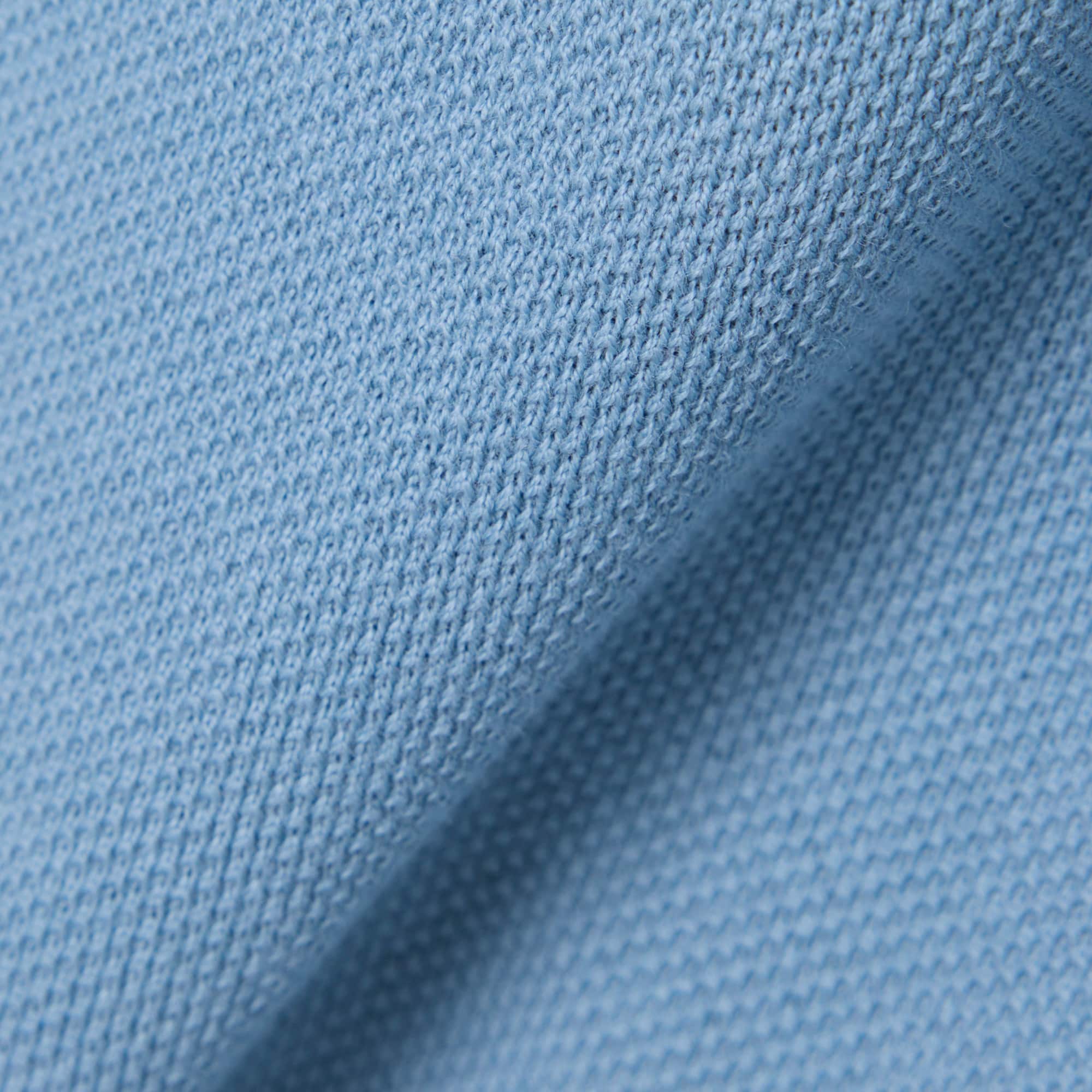Stripe Collar Petit Piqué Polo Shirt