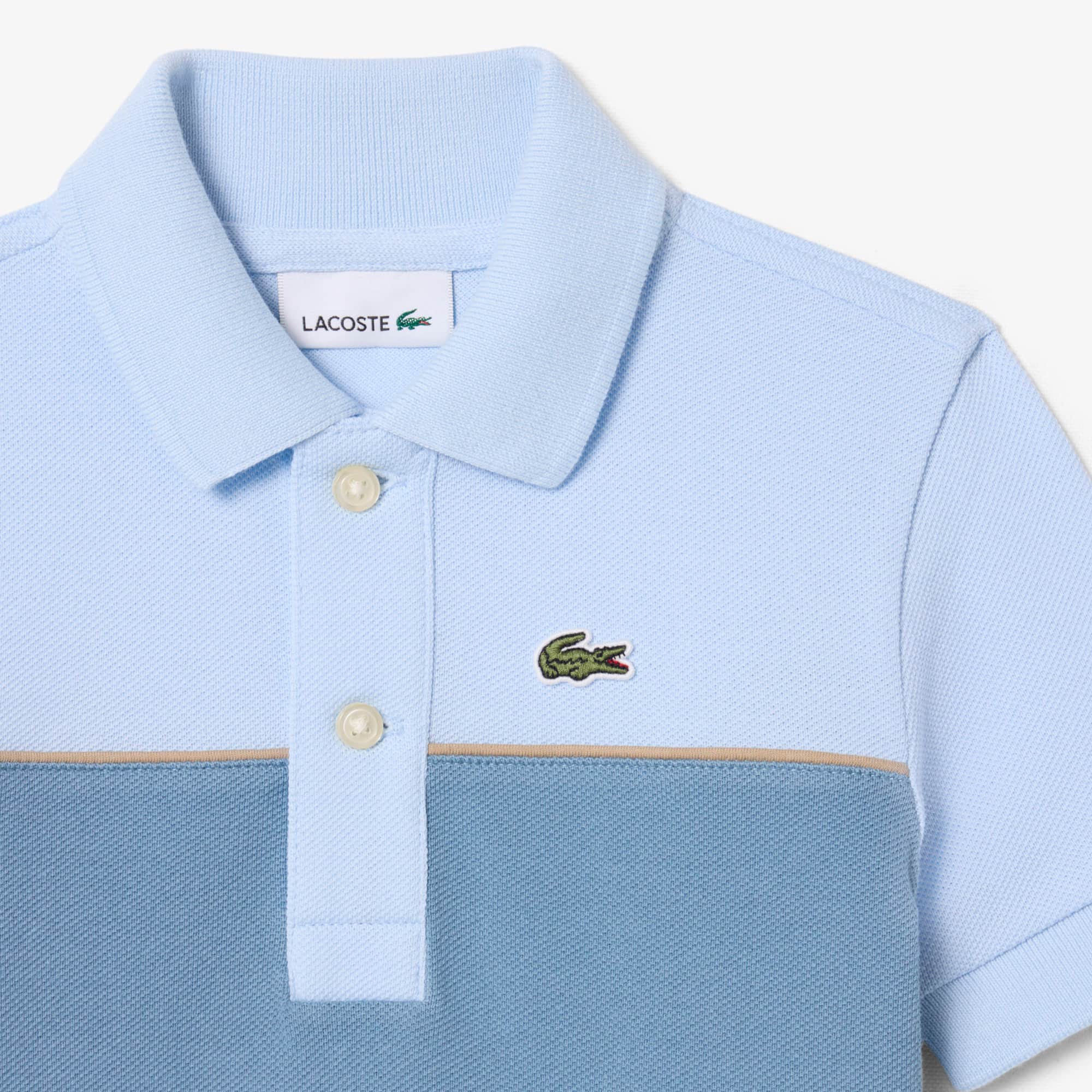 Contrast Band Petit Piqué Polo Shirt