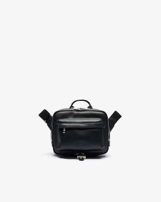 Bolso Urban Breathe de piel suave con cierre para hombre