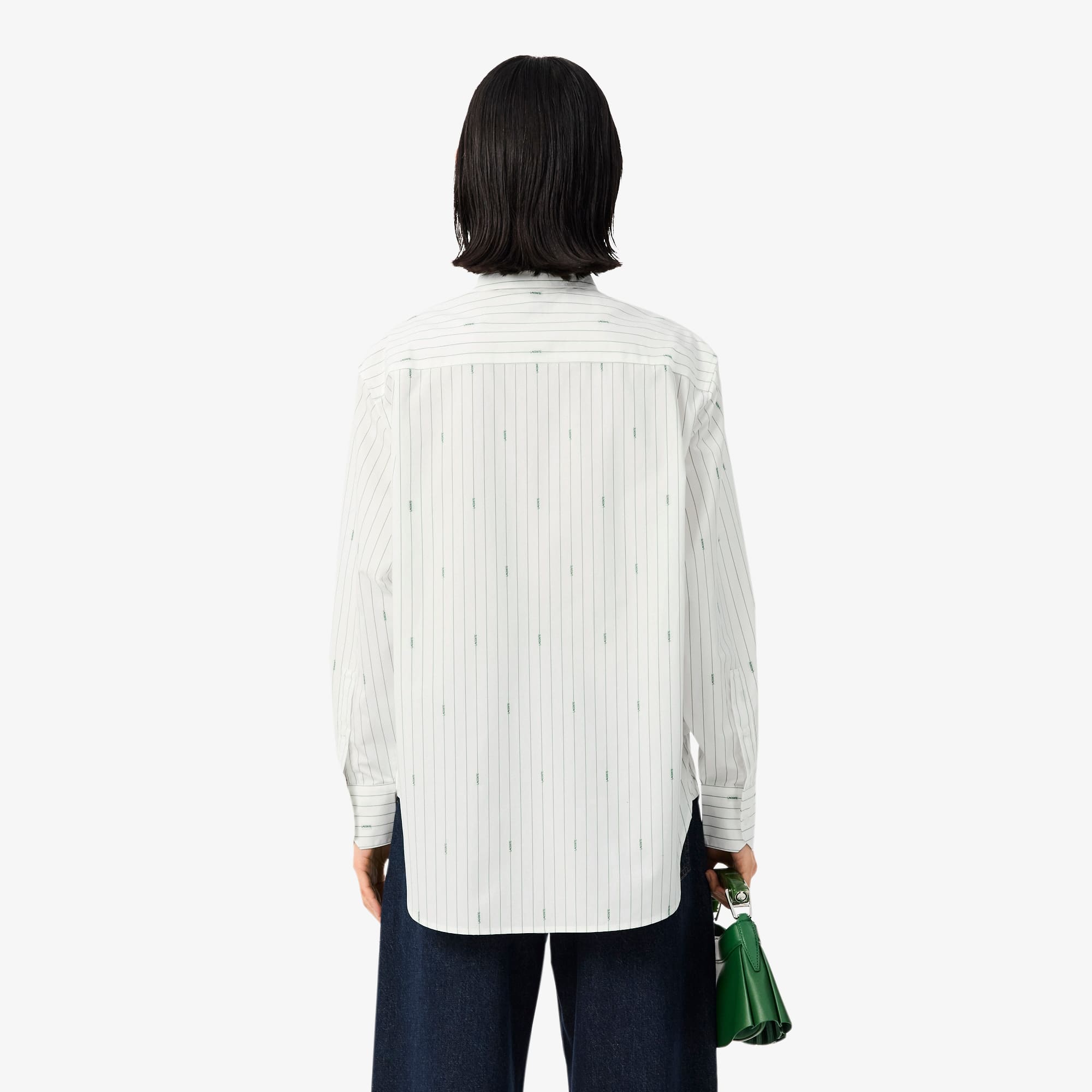 Oversized Striped Jacquard Shirt