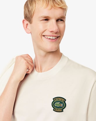T-shirt coton avec badge