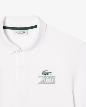 Unisex Regular Fit Stretch Mini Piqué Polo