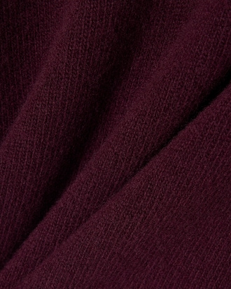 Pull col polo laine feutr&eacute;e