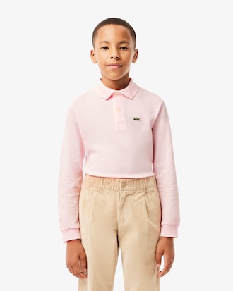 Polo de piqué de manga larga