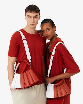 Runway Small Lenglen Two-Tone Leather Bag