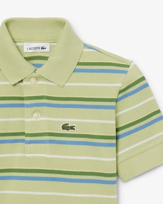 Contrast Stripe Petit Piqu&eacute; Polo