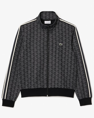 Sweatshirt zippé homme Paris jacquard avec monogramme