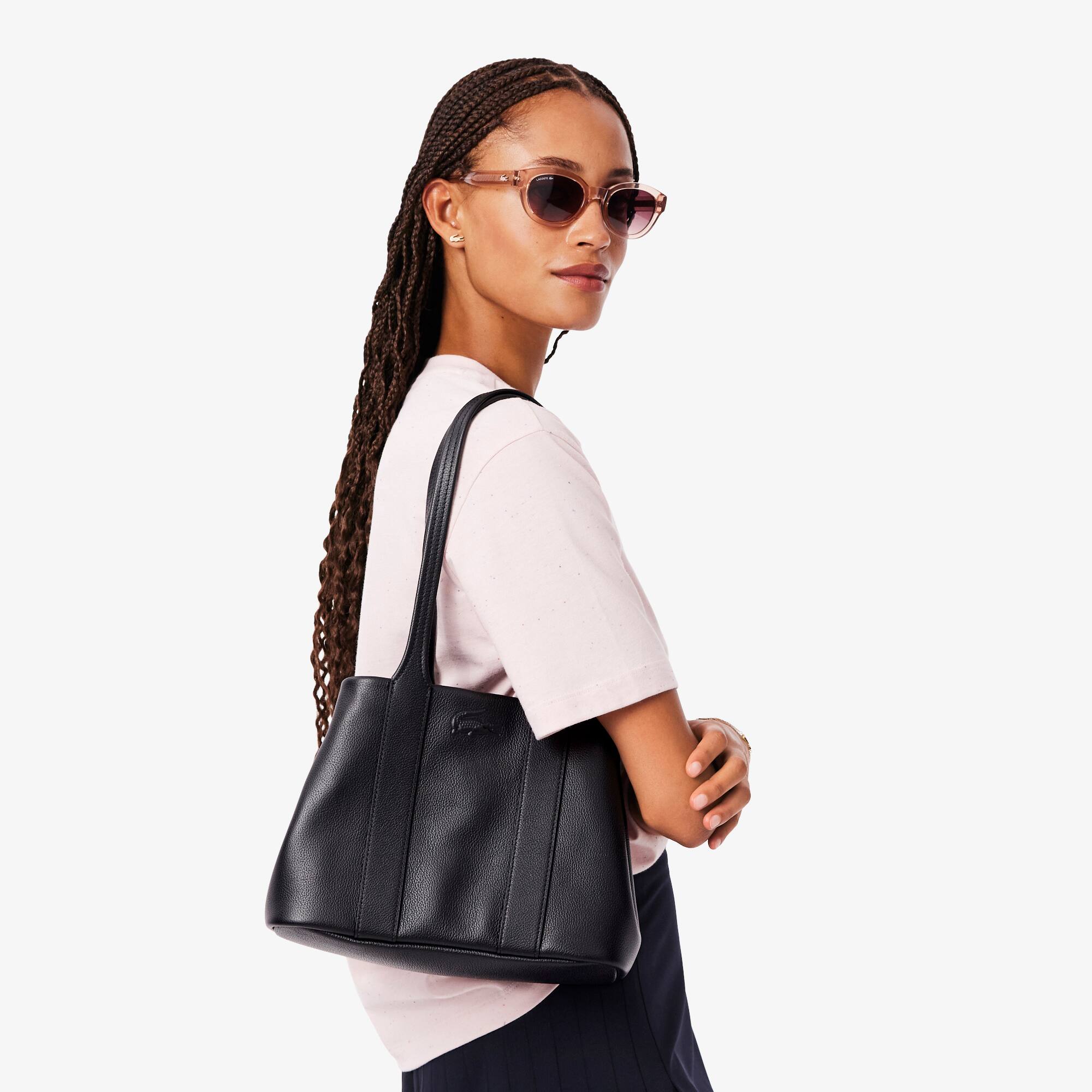 Small City Court Grain Leather Tote - Bags - New In 2025 | Lacoste