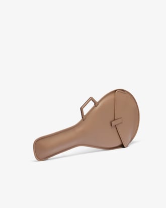 Runway Grain Leather Racket Bag