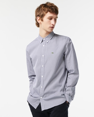 Men's Regular Fit Checked Cotton Shirt