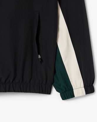 Chaqueta deportiva color block impermeable