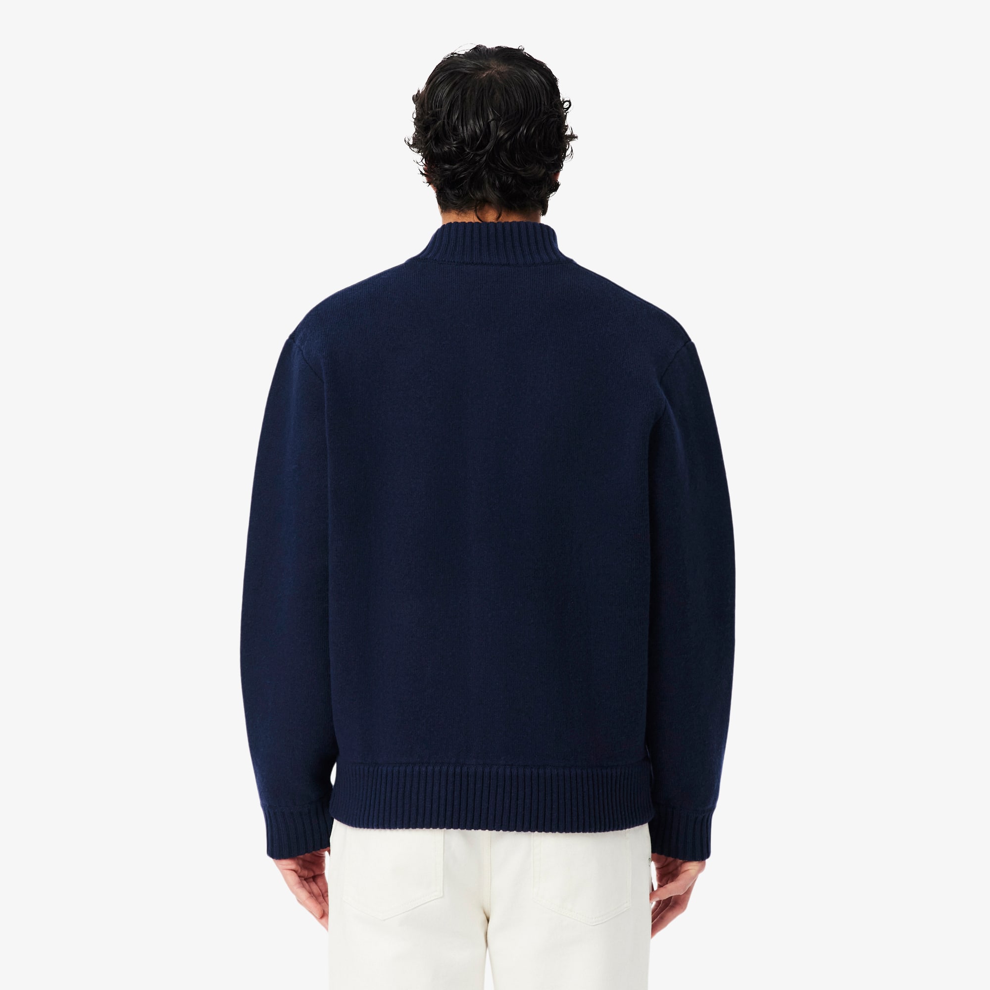 Men's Merino Wool Jersey Bomber Jacket