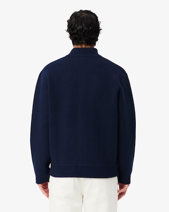 Men's Merino Wool Jersey Bomber Jacket