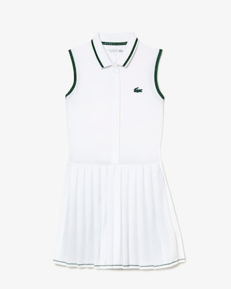 Vestido plisado incorporado Lacoste SPORT para mujer