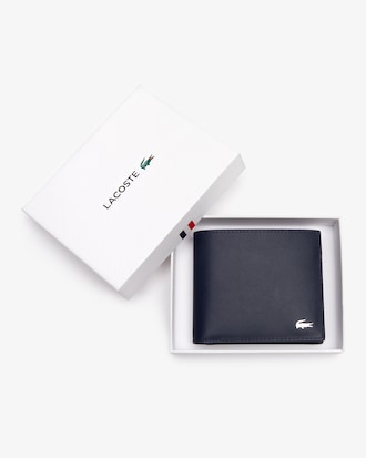 Cartera mediana de piel FG para hombre