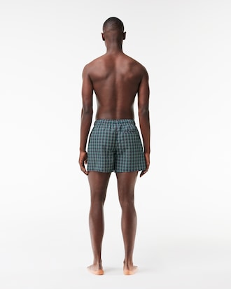 Traje de baño corto estampado