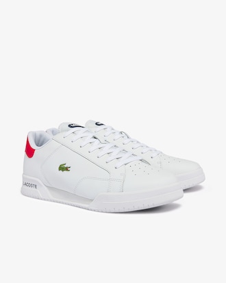 Men's Twin Serve Leather Color-Pop Sneakers