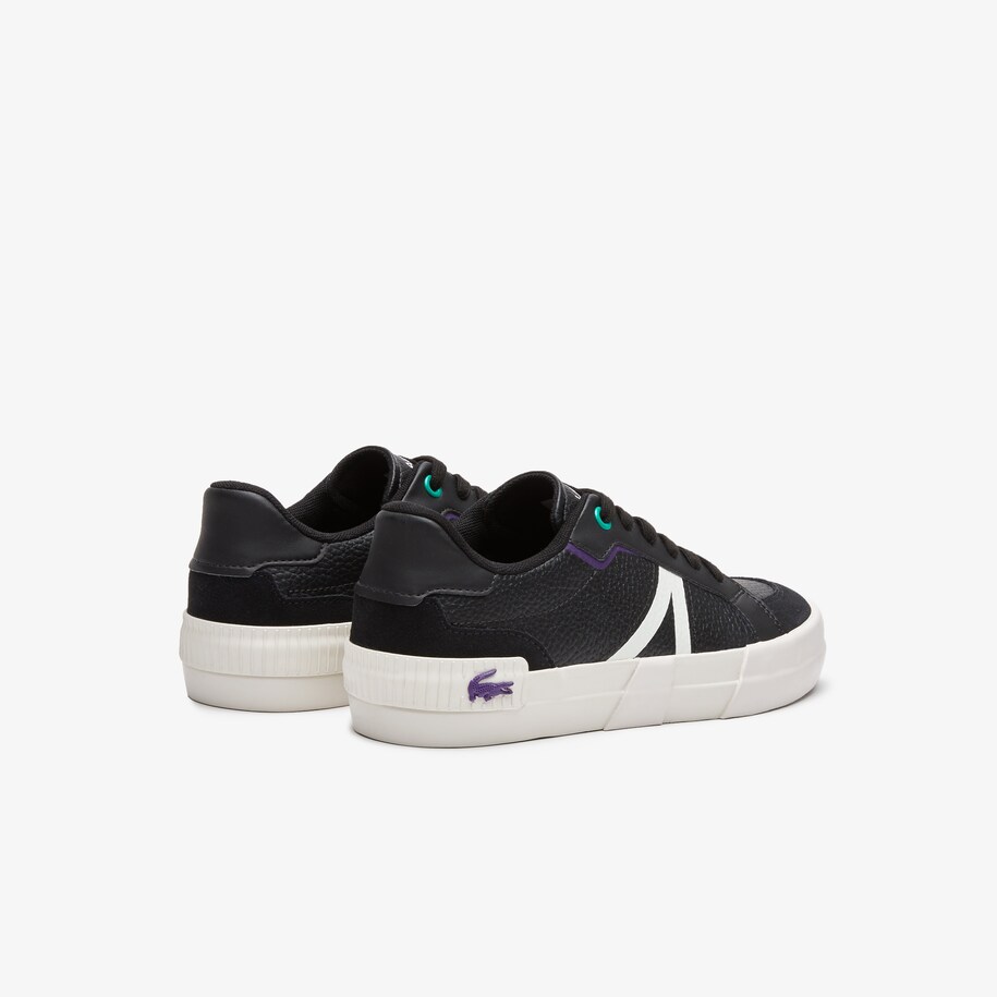 lacoste leather trainers womens