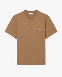 Embroidered Accent Tennis Print Jersey T-shirt