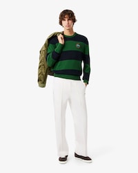 Men's Pleated Twill Sweatpants