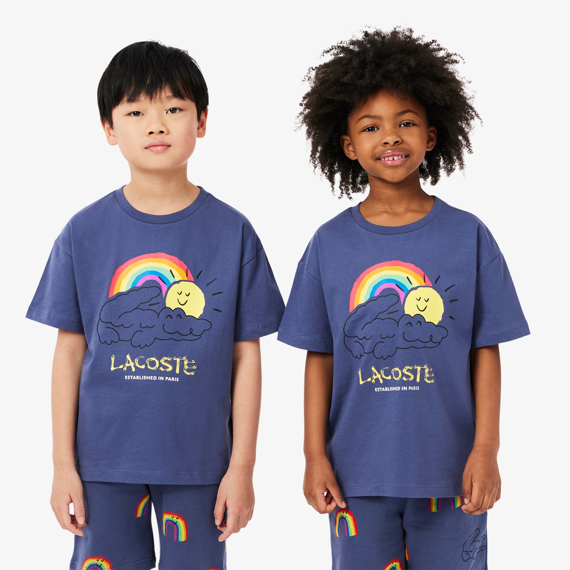 Lacoste Kids' Printed Cotton T-Shirt