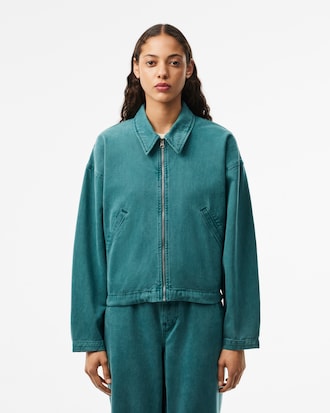 Women's Relaxed Fit Natural Dyed Denim Jacket