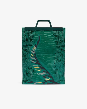 Unisex Runway Embossed Crocodile Tote