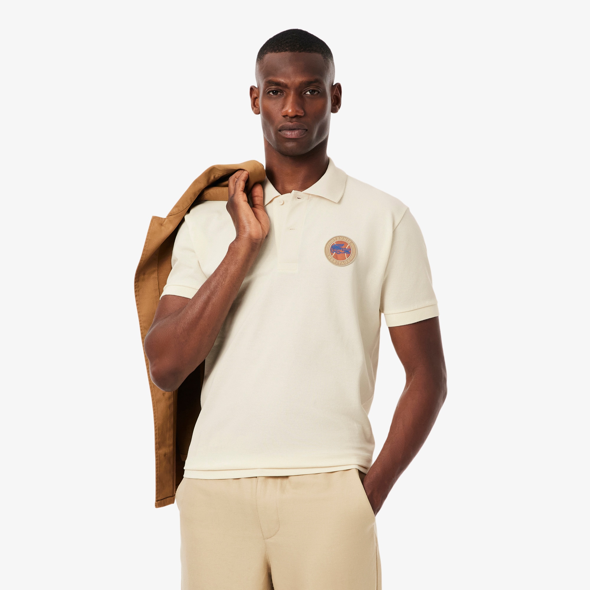 Lacoste Men's Classic Fit Petit Piqué Badge Polo - 3xl In White