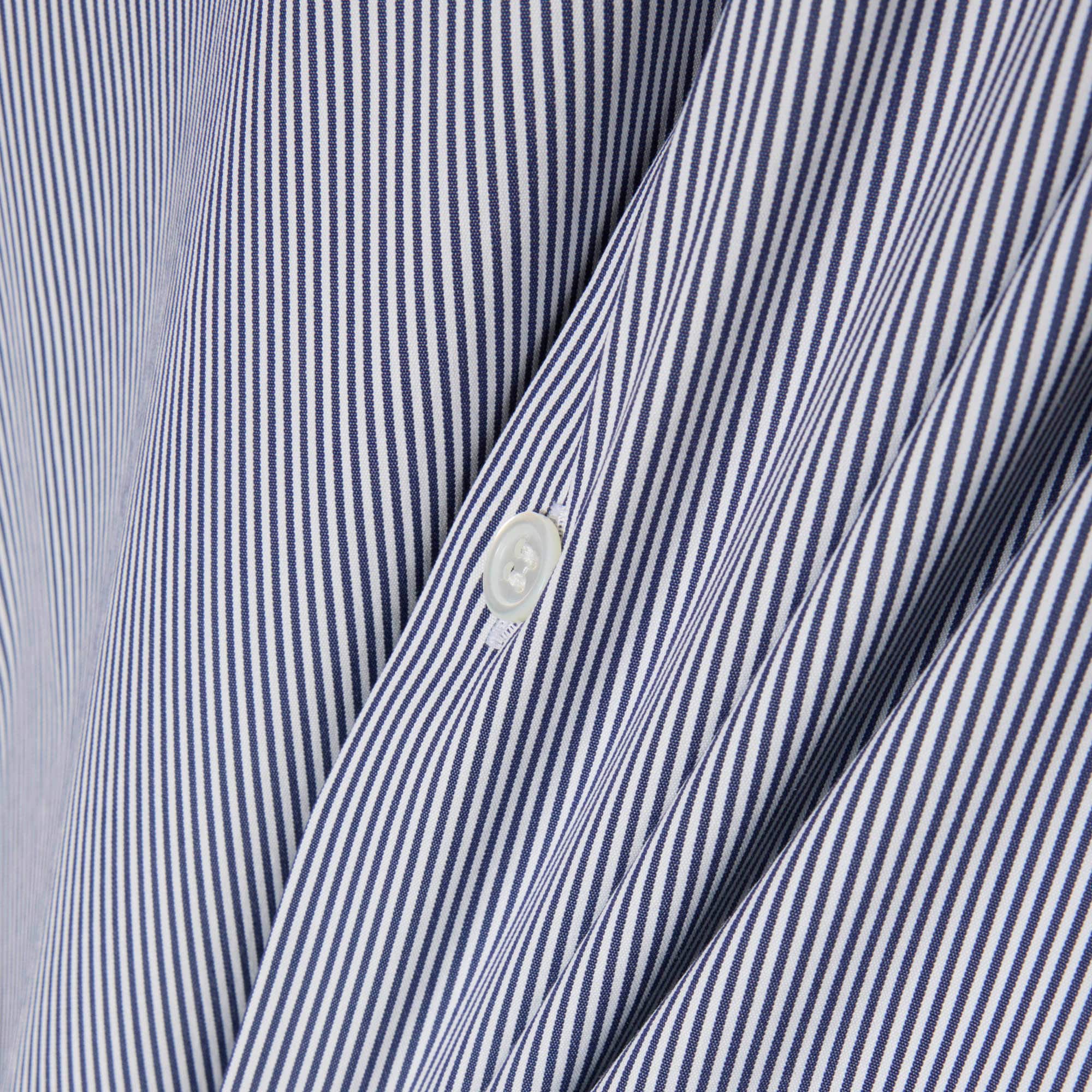 Men's Slim Fit Striped Stretch Button Down Shirt