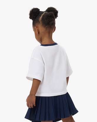 Contrast Badge Cotton T-Shirt