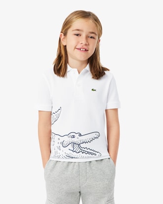 Embroidered Piqué Polo Shirt