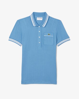 Slim Fit French Made Ribbed Polo
