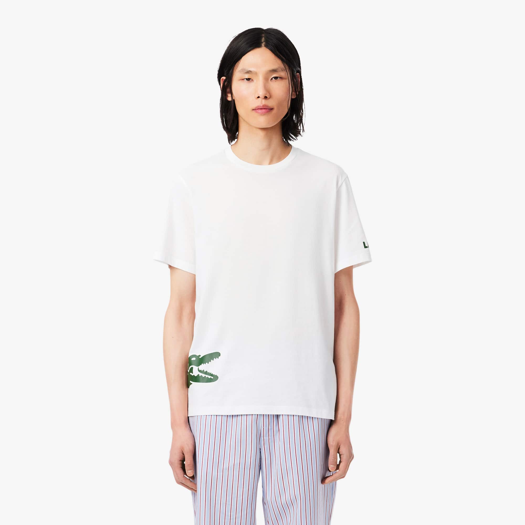 Men's Printed Cotton Undershirt