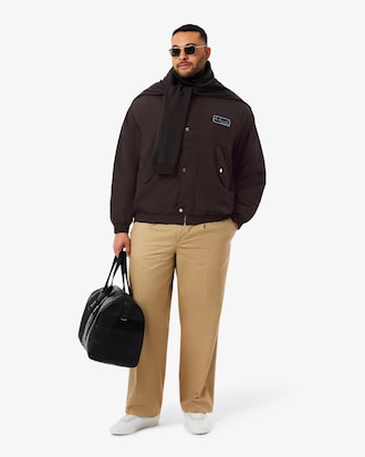 Men's Water-Repellent Aviator Badge Jacket