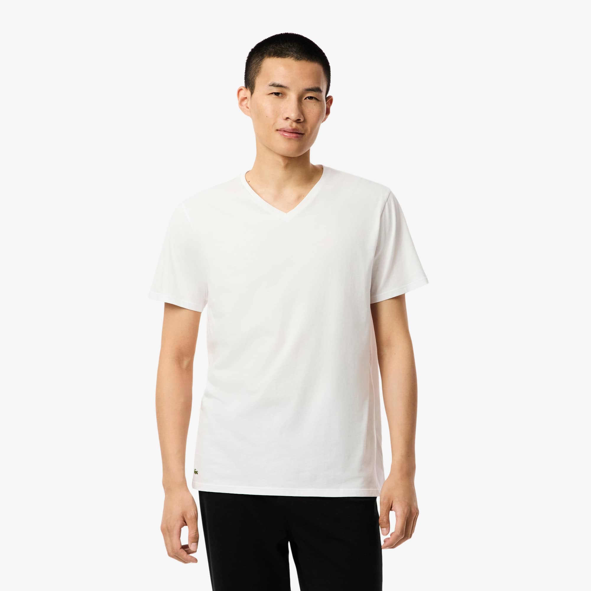 Lacoste Men's 3-Pack Cotton Undershirts