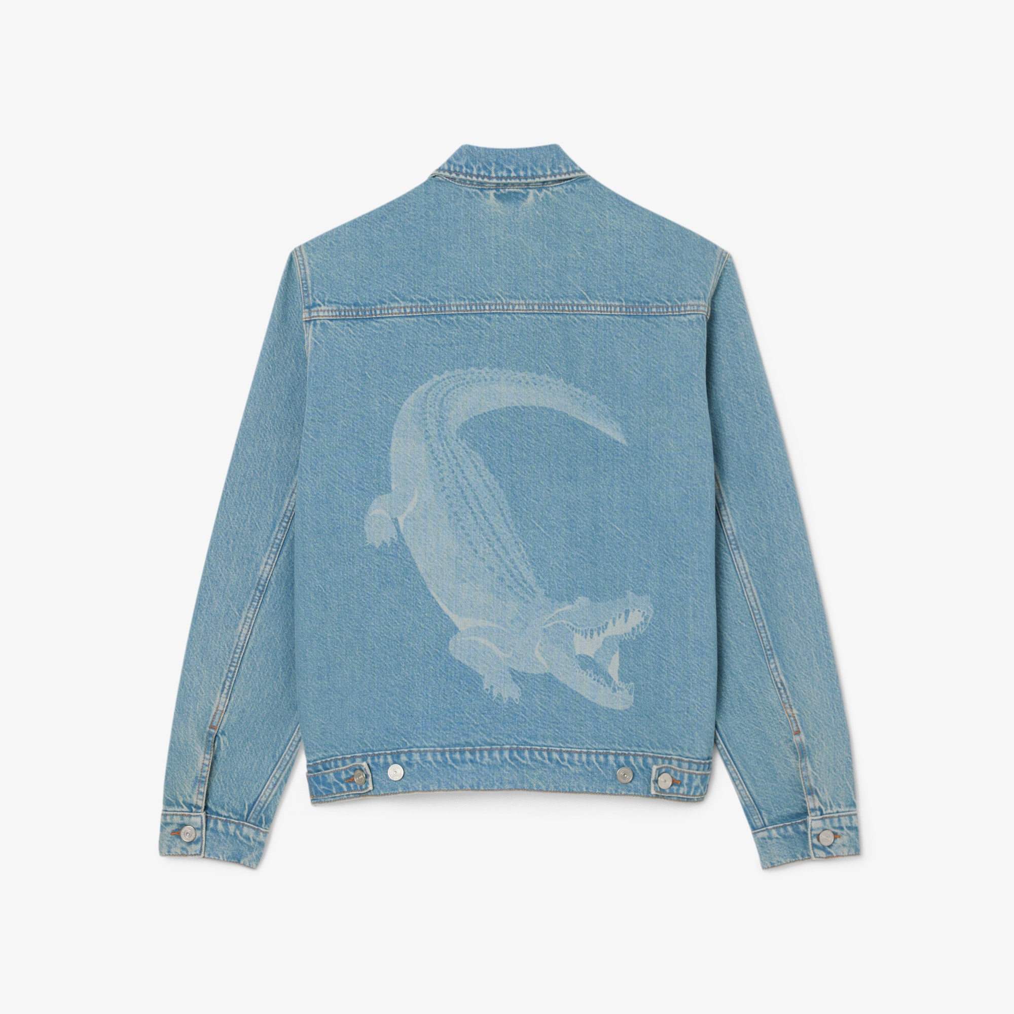 Men's Crocodile Denim Jacket - Jackets & Coats - New In 2025 | Lacoste